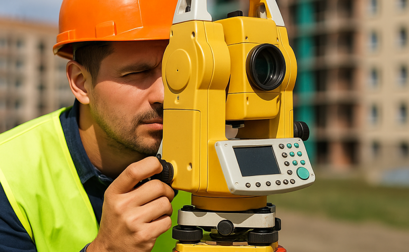 Inżynier geodeta podczas budowy – {kiedy jego pomoc jest niezbędna